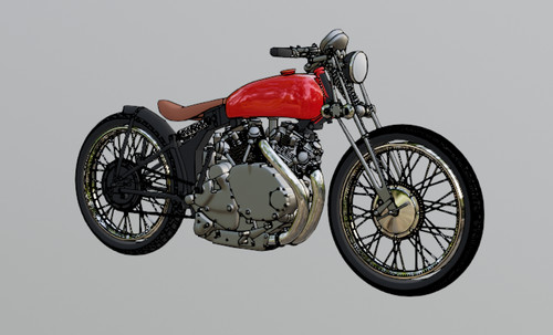 Motorrad bausatz - 1/24,
